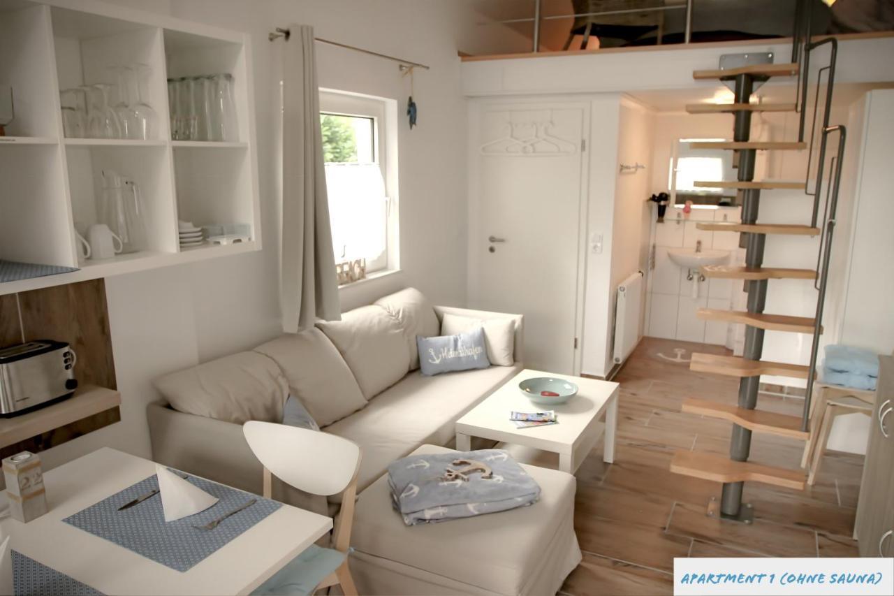 Tolles Studio Apartment in Tossens für junge Paare Exterior foto